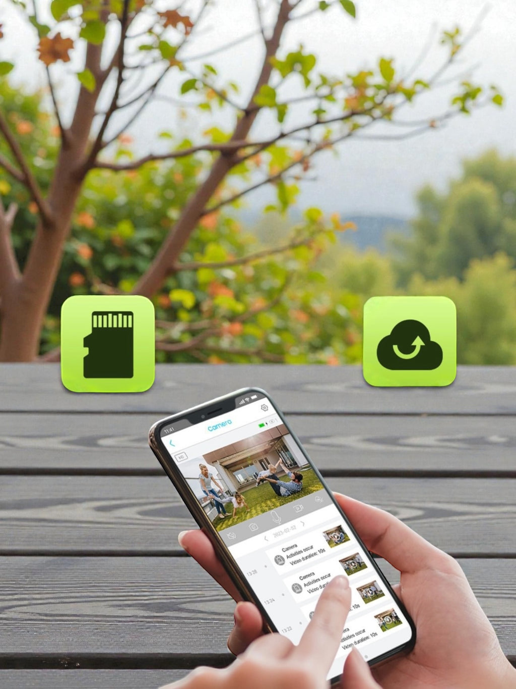 Pack Gardien Solaire 4MP : Caméra de Surveillance WiFi Ultra HD Autonome